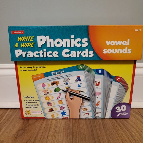 Lakeshore Phonics Practice Cards Vowel and Blends & Digraphs - Picture 5 of 7